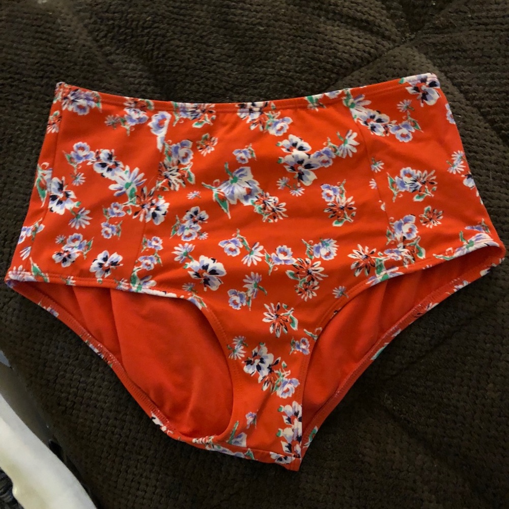 Roxy High Waisted Swim Bottoms